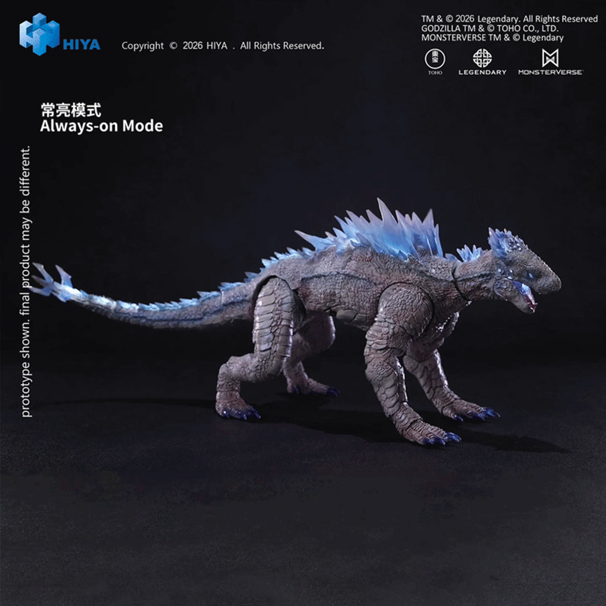HIYA EBG0312 Godzilla: The New Empire - Frost Breath Shimo Monster Action Figure
