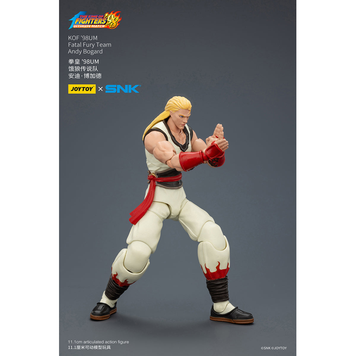 JOYTOY KOF '98UM Fatal Fury Team Joe Higashi & Andy Bogard & Terry Bogard 1/18 Scale Action Figure