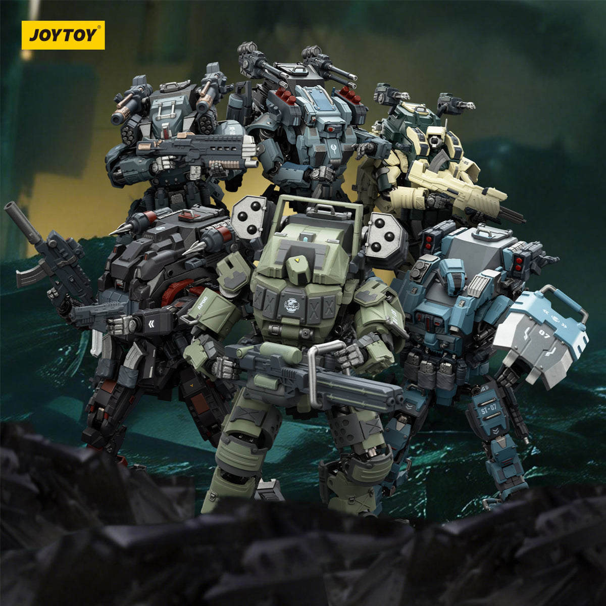 JOYTOY Warhammer 40,000 APOC Series Crimson Phantom Stealth/Night Ops Mech ST-8613 1/25 Scale JT03080 Action Figure