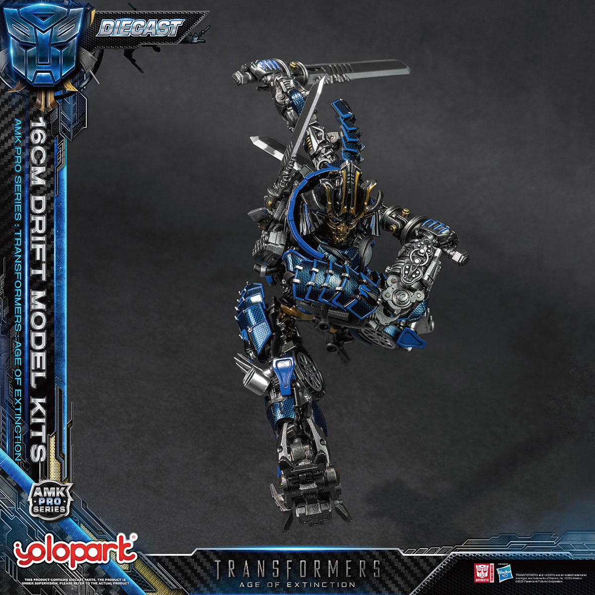 YOLOPARK AMK PRO Series Transformers Drift Die-Cast Assembly Model Kits
