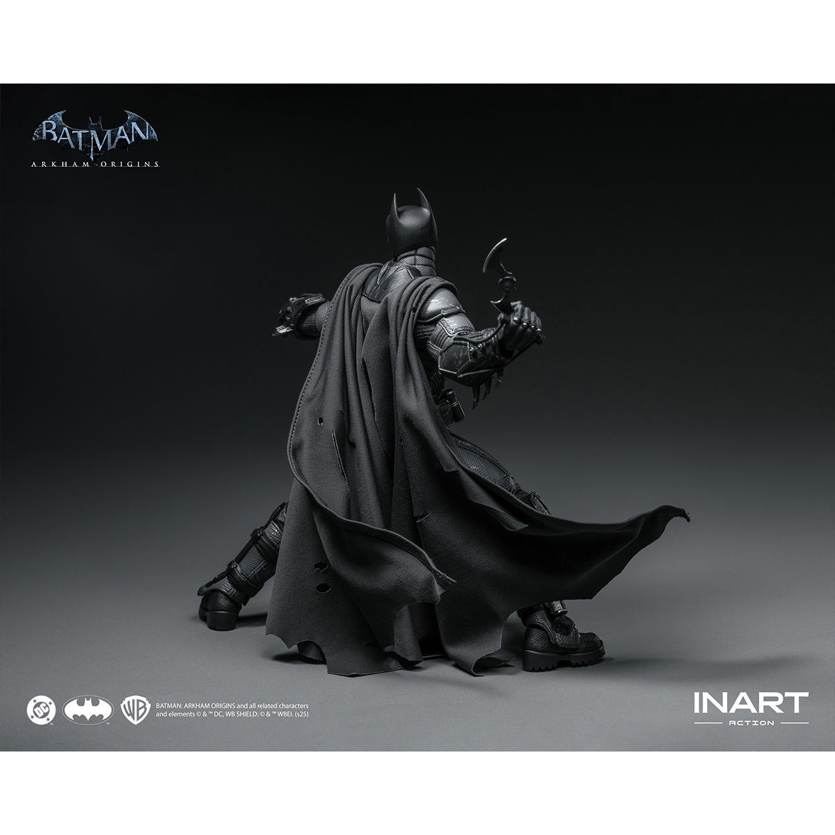 INART DC Comics MAG G0007 Batman: Arkham Origins - Batman (Battle Damaged Version) 1/12 Scale Action Figure