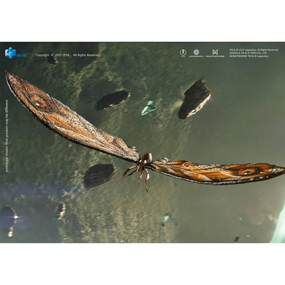 HIYA Godzilla vs. Kong: The New Empire - Mothra Monster Deluxe Set EBG0160 Action Figures