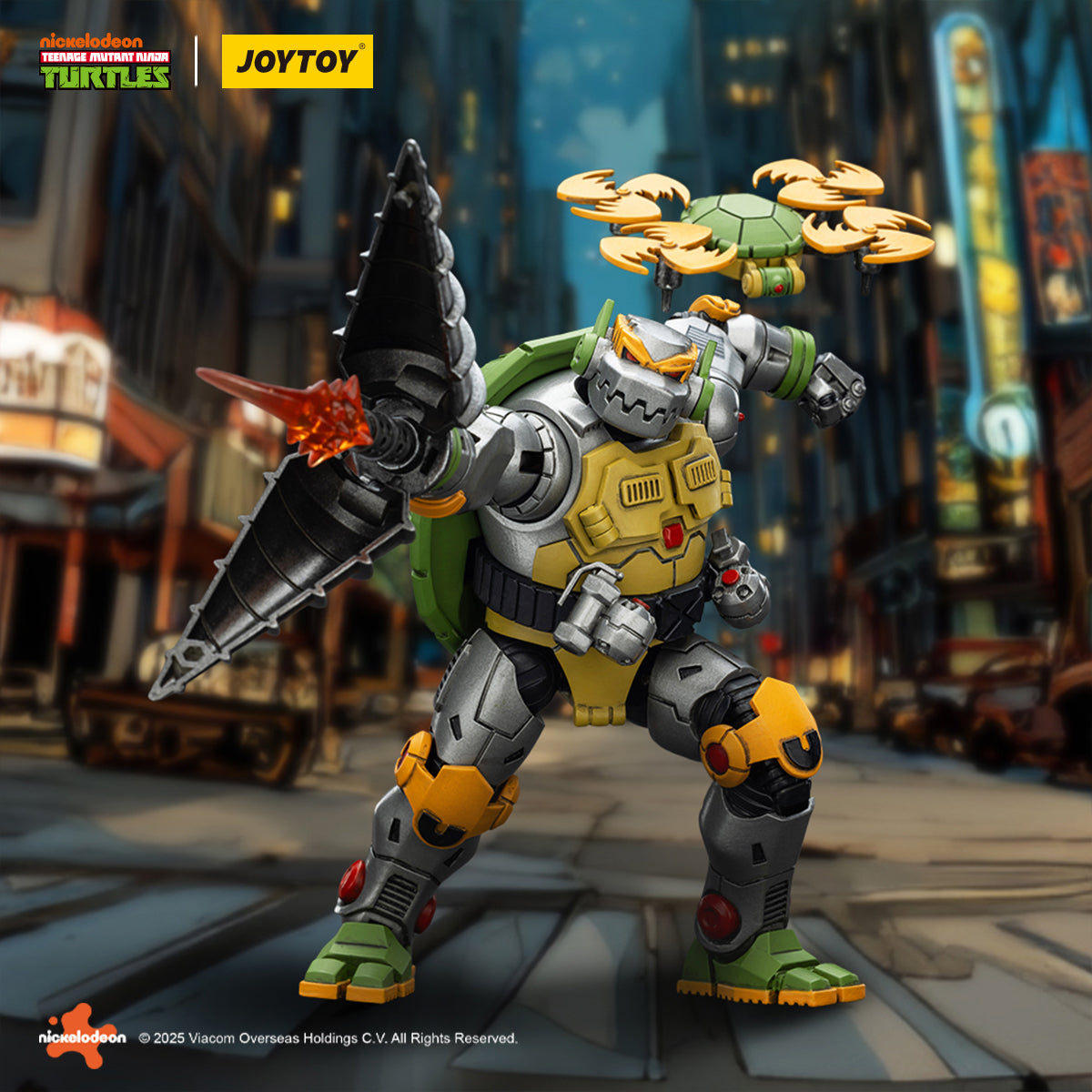 JOYTOY TMNT-Metalhead & TMNT-Leatherhead 1/18 Scale Action Figure