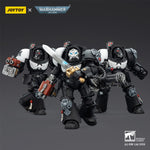 JOYTOY Warhammer 40,000 Raven Guard Terminator with Power Fist and Assault Cannon & with Power Fist and Storm Bolter & with Power Sword and Storm Bolter Action Figure