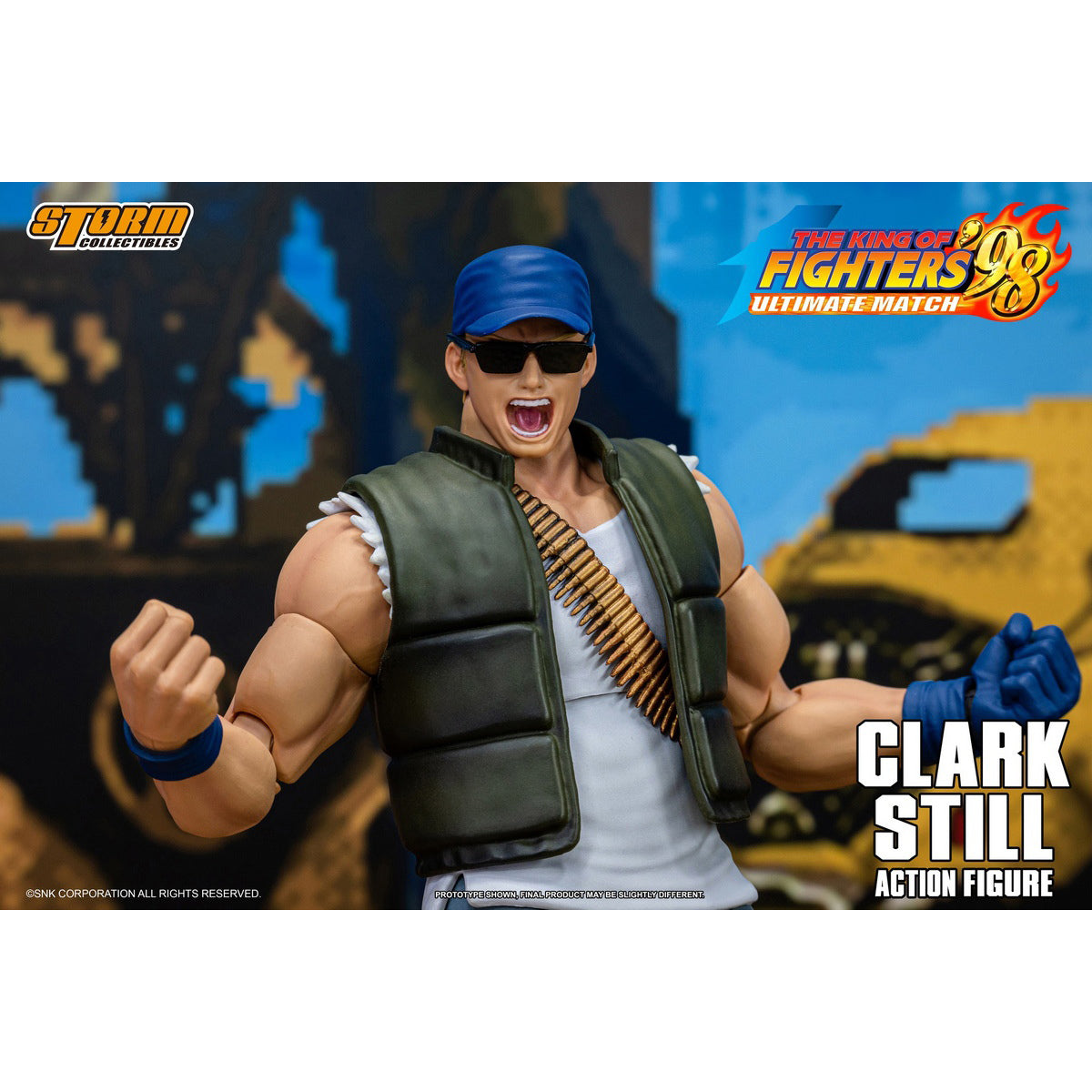 Storm Collectibles SKKF17 KOF 98UM SKKF17 CLARK STILL Action Figure