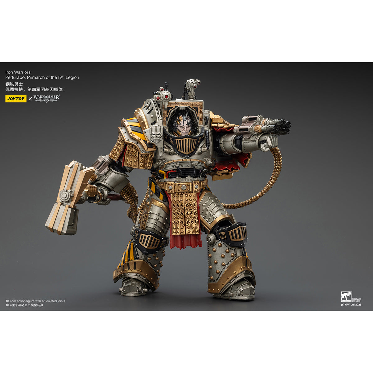 JOYTOY Iron Warriors Perturabo Primarch of the lVth Legion