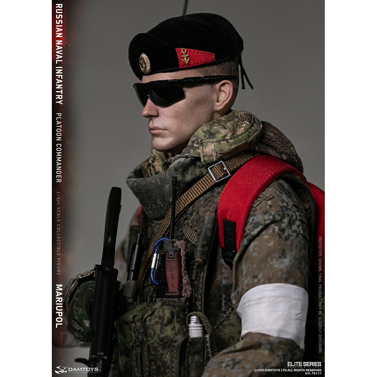 DAMTOYS NO.78111 Russian Naval Infantry Commander Mariupol 1/6 Scale Action Figure