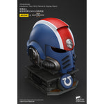 JOYTOY Warhammer 40,000, Ultramarines Lieutenant Titus' MKX Helmet & Display Stand, 1/1 Scale Collectibles