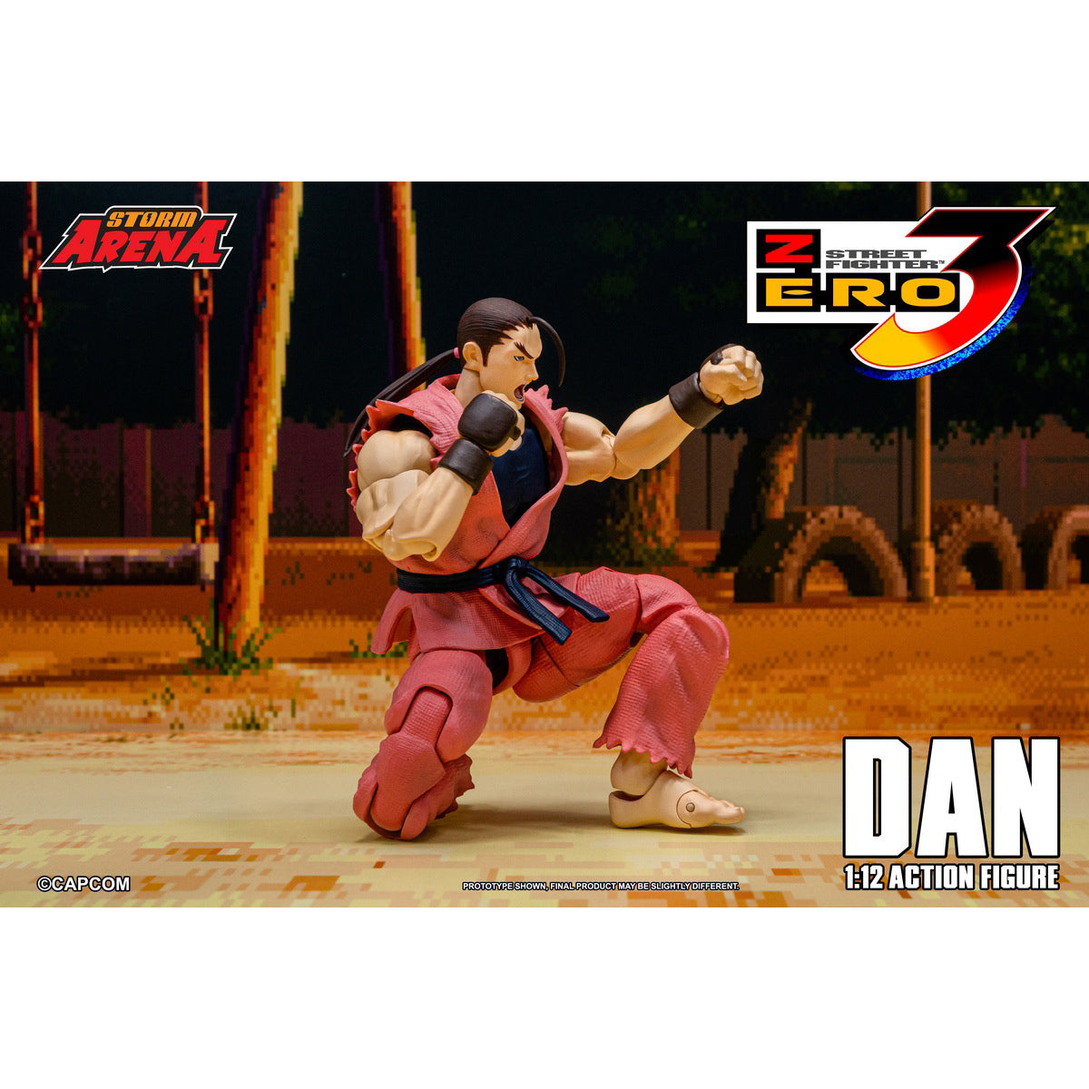 DAN★SHARI★ Storm Collectibles Street Fighter Zero 3: DAN 1/12 Scale Action Figure