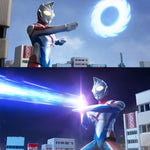 ZD Toys 1/10 Belial Atrocious & Ultraman Cosmos Luna Mode & Ultraman Belial & Ultraman Dyna, All Luminous Version Action Figures