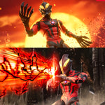 ZD Toys 1/10 Belial Atrocious & Ultraman Cosmos Luna Mode & Ultraman Belial & Ultraman Dyna, All Luminous Version Action Figures
