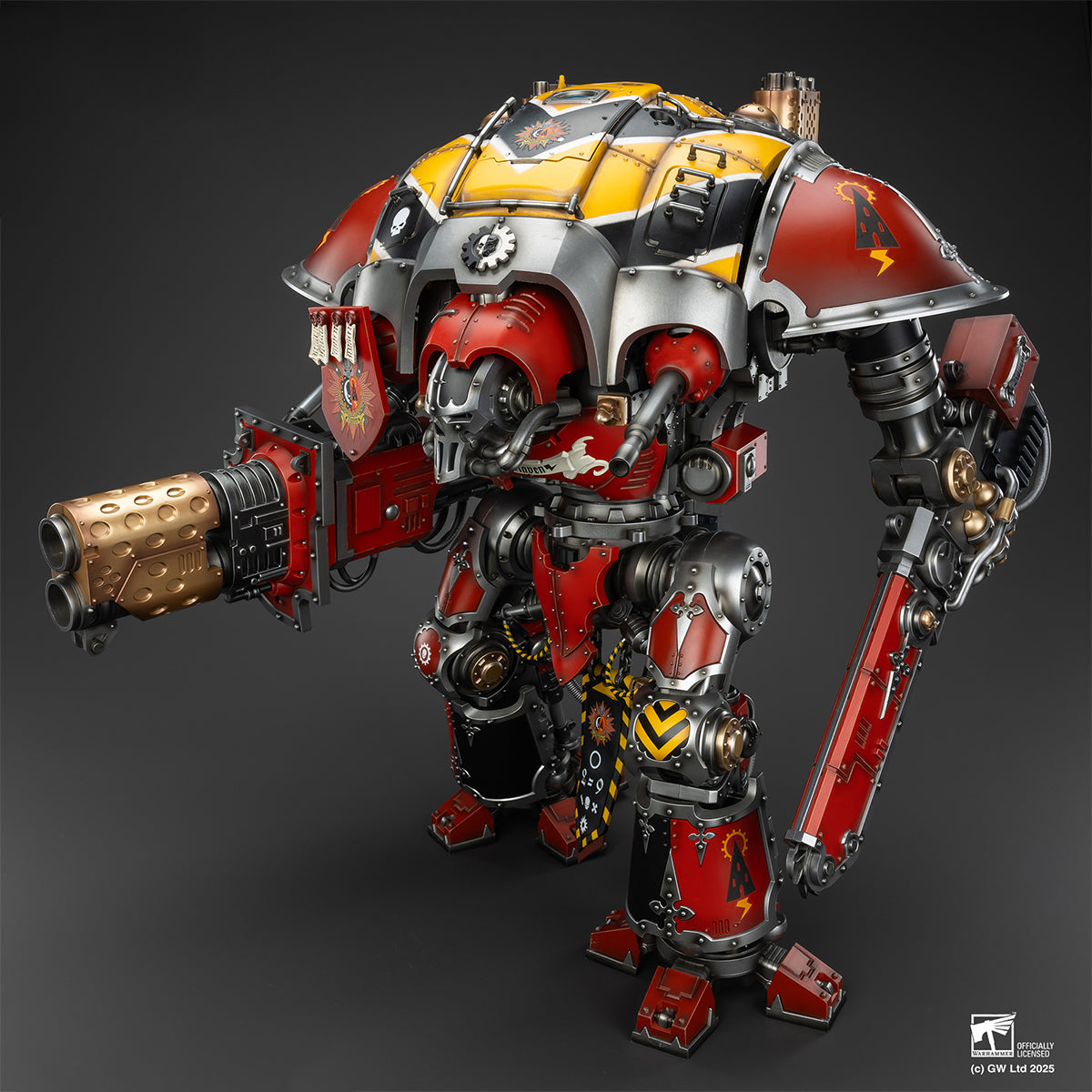 (Only Shipped to the US) JOYTOY Warhammer 40,000 1/18 Imperial Knights House Raven Knight Errant JT9305 Action Figures