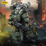 JOYTOY Dark Source APOC Series Storm Tempestus Fire Support Type Mecha or Pilot & Bedrock Standard Combat Type Mecha or Pilot 1/25 Scale Assembly Model Kits