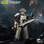 JOYTOY Warhammer The Horus Heresy, Iron Warriors Command Squad Chosen with Legion Standard/MKVI Tactical Sergeant with Power Sword and Plasma Pistol, Action Figures