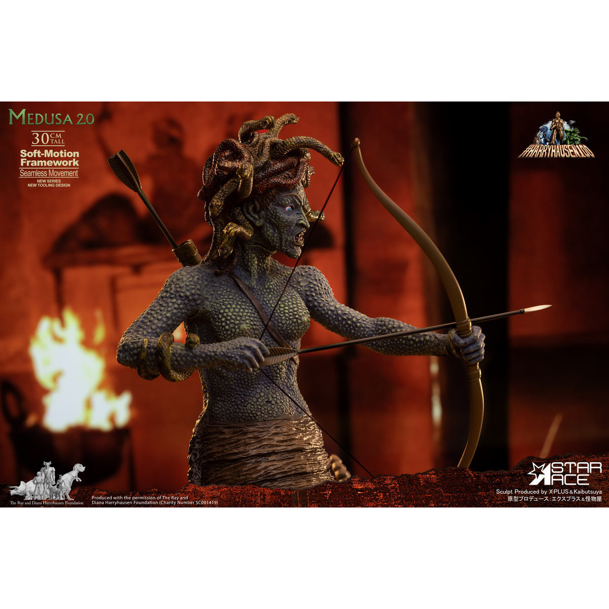 STAR ACE Toys Ray Harryhausen Series Medusa Art Figurine