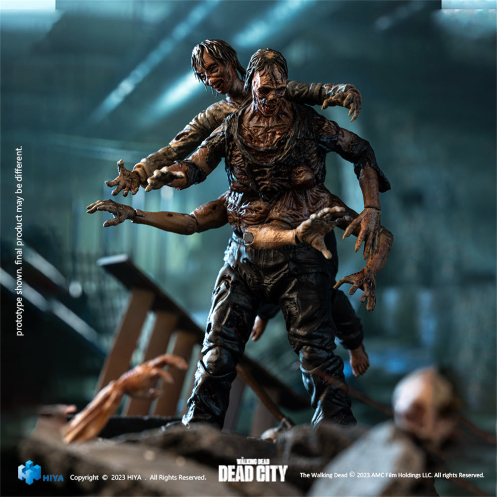 HiPlay HIYA Full Set: Exquisite Mini Series Dead City Walker King, 1:18 Scale Miniature Action Figurine