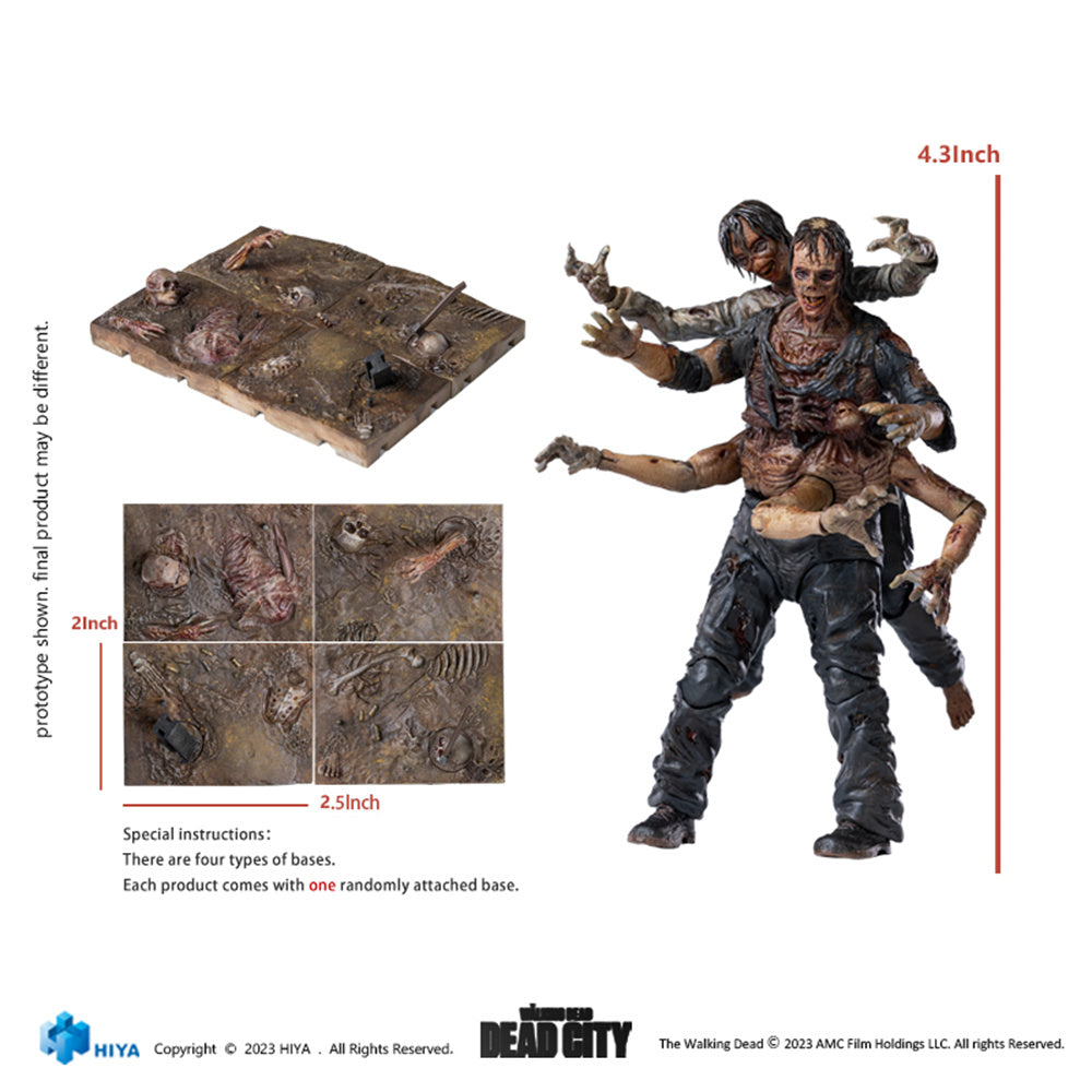 HiPlay HIYA Full Set: Exquisite Mini Series Dead City Walker King, 1:18 Scale Miniature Action Figurine