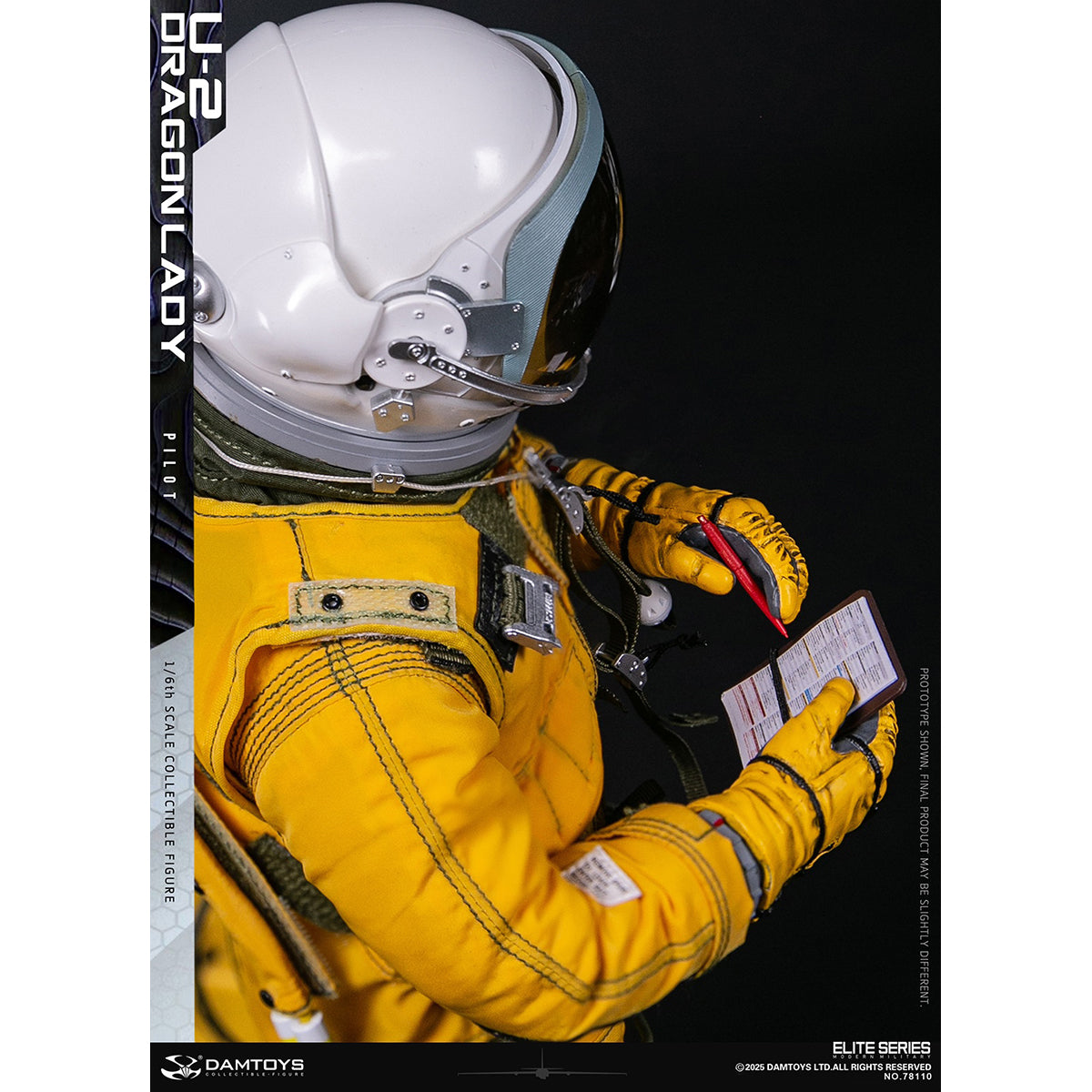 DAMTOYS, U-2 Dragon Lady Reconnaissance Aircraft Pilot & SR-71 Blackbird Reconnaissance Aircraft Test Pilot, Action Figures