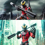 ZD Toys 1/10 Belial Atrocious & Ultraman Cosmos Luna Mode & Ultraman Belial & Ultraman Dyna, All Luminous Version Action Figures