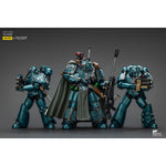 JOYTOY Warhammer Alpha Legion, Headhunter With Banestrike Combi-Bolter And Power Dagger/Headhunter Prime/Exodus 'The One who is Many' With Sniper Rifle And Power Dagger