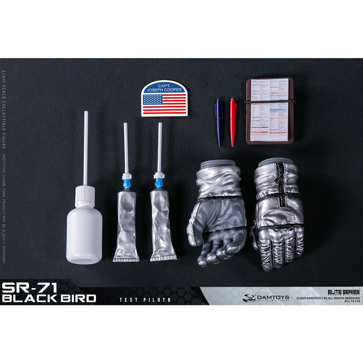 DAMTOYS, U-2 Dragon Lady Reconnaissance Aircraft Pilot & SR-71 Blackbird Reconnaissance Aircraft Test Pilot, Action Figures