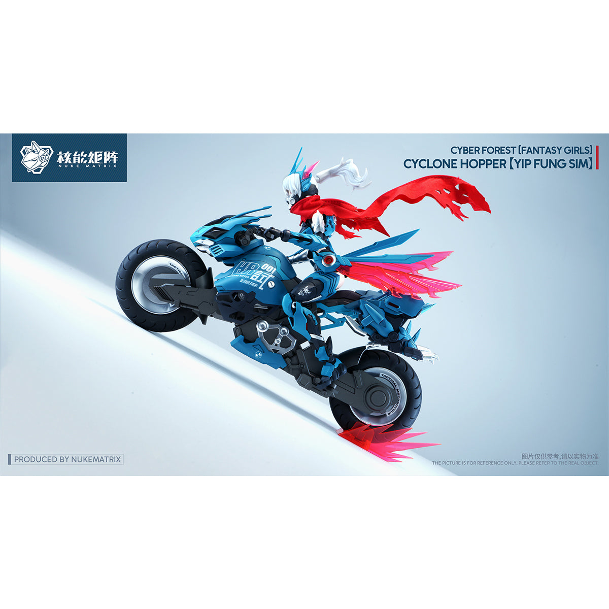 NUKE MATRIX FF0120 Cyclone Hopper Yip Fung Sim 1/12 Scale Assembly Model Kits