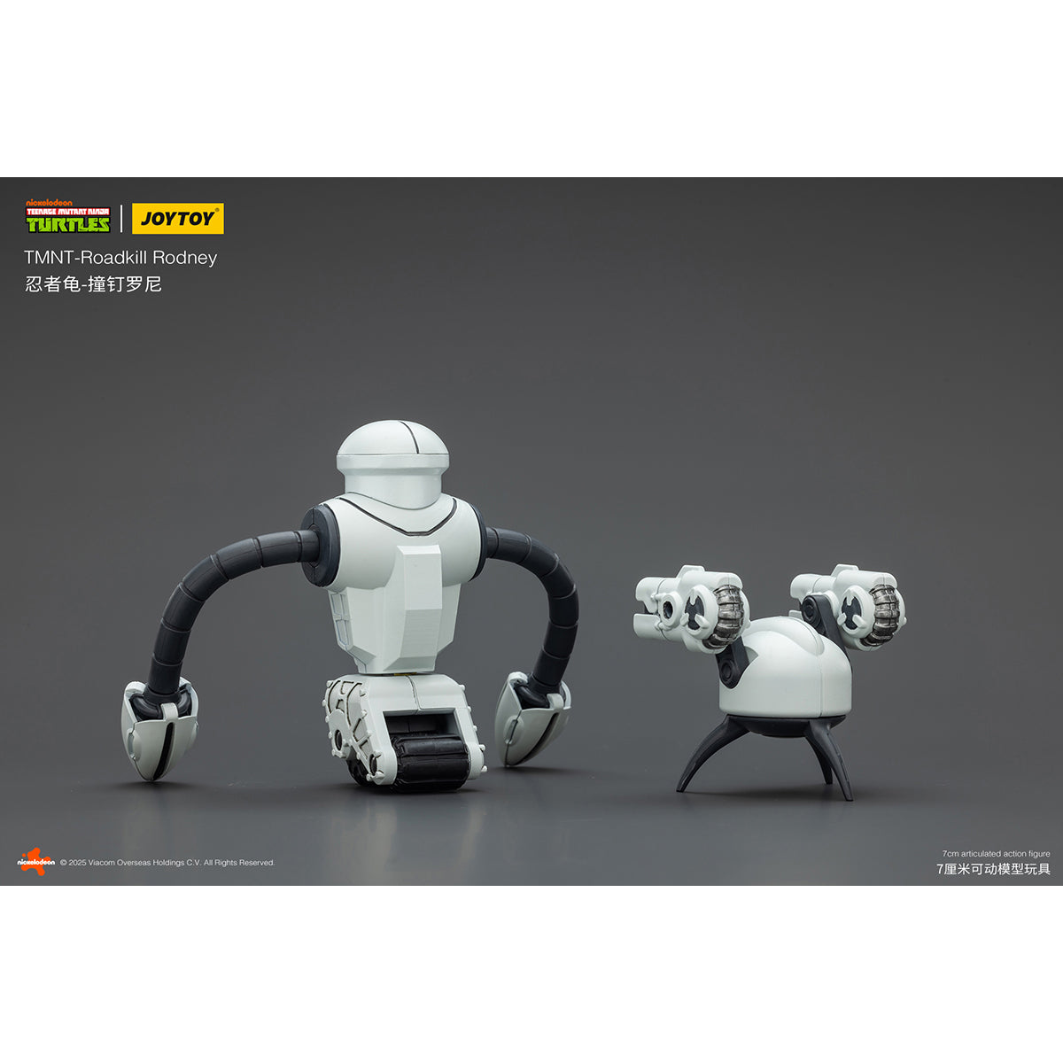 JOYTOY TMNT-Roadkill Rodney TMNT-Turtle Van 1/18 Scale Fit TMNT Series Action Figure