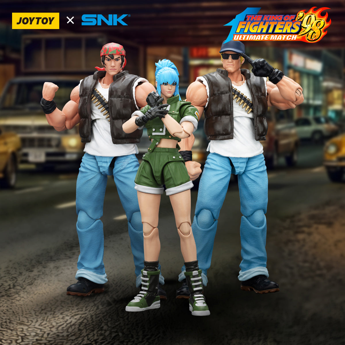 (Only Shipped to the US) JOYTOY SNK 1/18 KOF'98UM Ikari Warriors Team Leona Heidern JT01703 Action Figures
