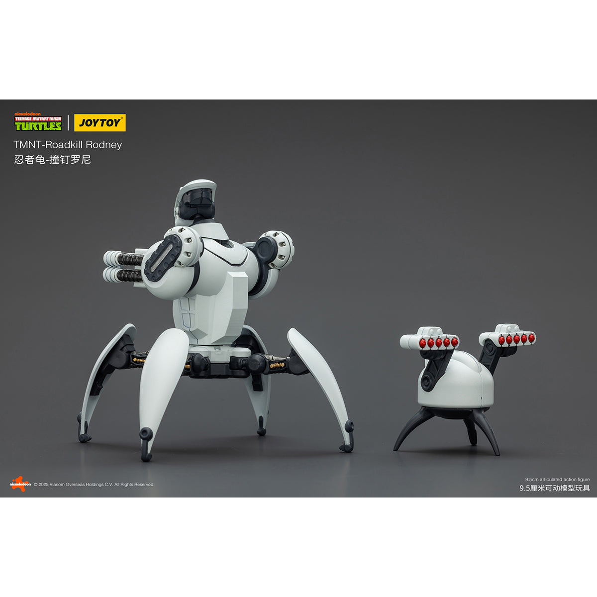 JOYTOY TMNT-Roadkill Rodney TMNT-Turtle Van 1/18 Scale Fit TMNT Series Action Figure