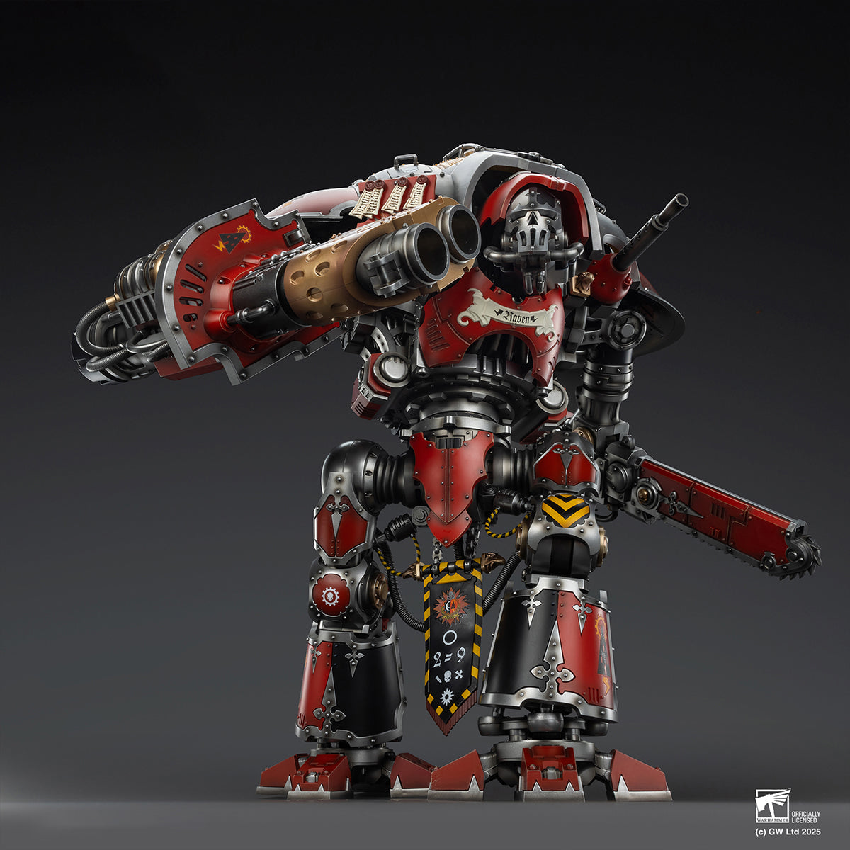 (Only Shipped to the US) JOYTOY Warhammer 40,000 1/18 Imperial Knights House Raven Knight Errant JT9305 Action Figures