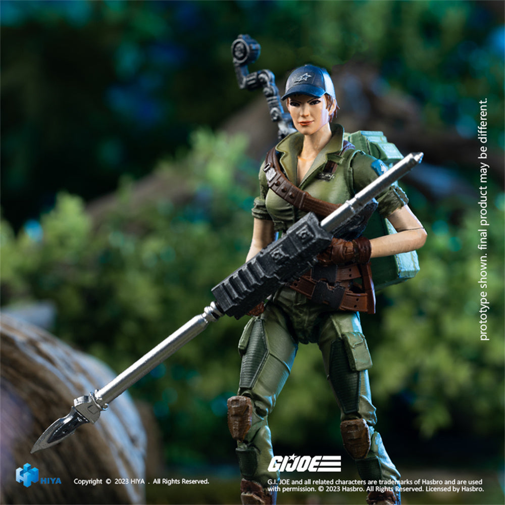 HiPlay Collectible Figure: G.I. Joe: Retaliation, Lady Jaye, 1:18 Scale Miniature Action Figure EMG0166