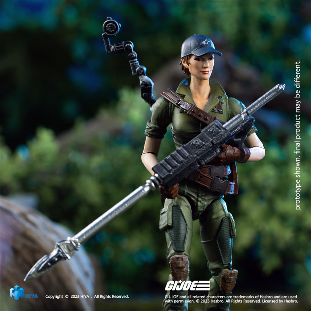 HiPlay Collectible Figure: G.I. Joe: Retaliation, Lady Jaye, 1:18 Scale Miniature Action Figure EMG0166