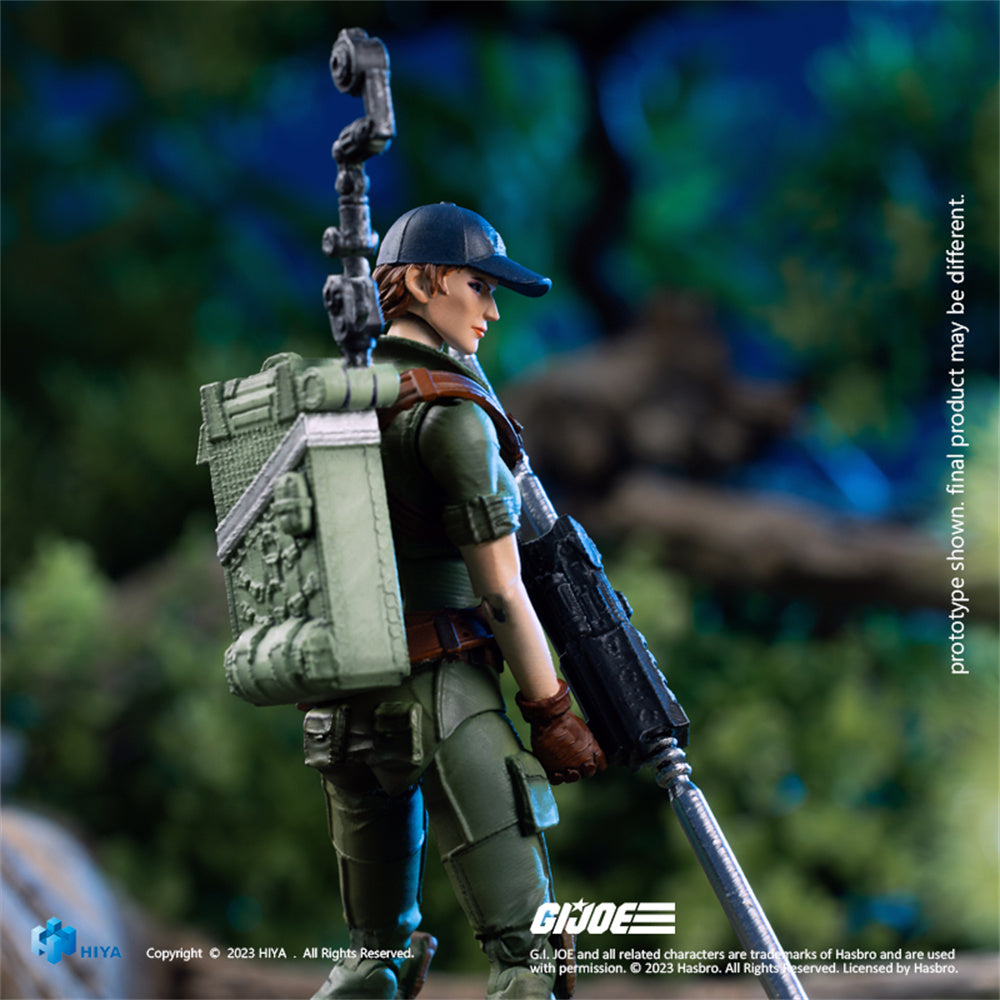 HiPlay Collectible Figure: G.I. Joe: Retaliation, Lady Jaye, 1:18 Scale Miniature Action Figure EMG0166