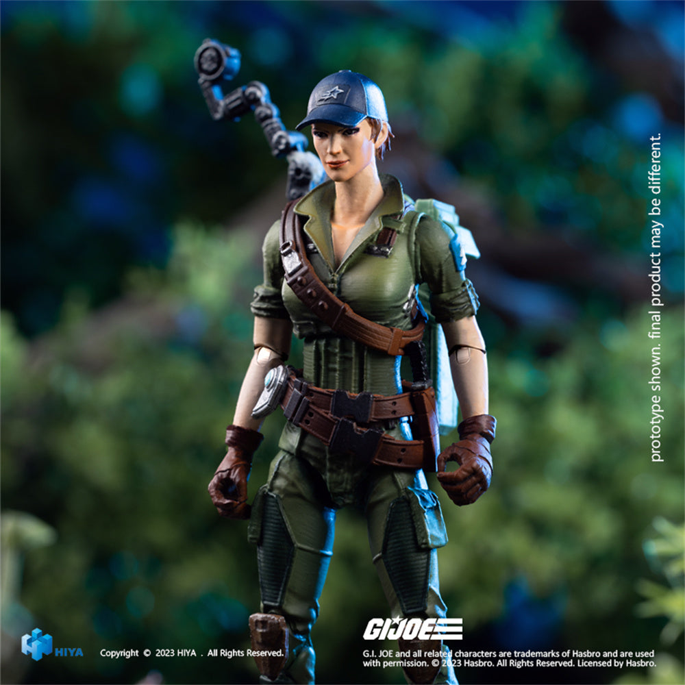 HiPlay Collectible Figure: G.I. Joe: Retaliation, Lady Jaye, 1:18 Scale Miniature Action Figure EMG0166