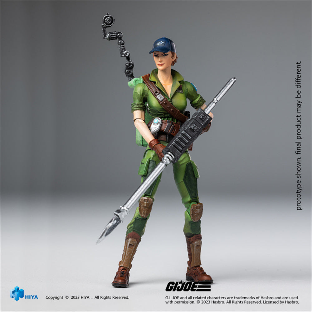 HiPlay Collectible Figure: G.I. Joe: Retaliation, Lady Jaye, 1:18 Scale Miniature Action Figure EMG0166