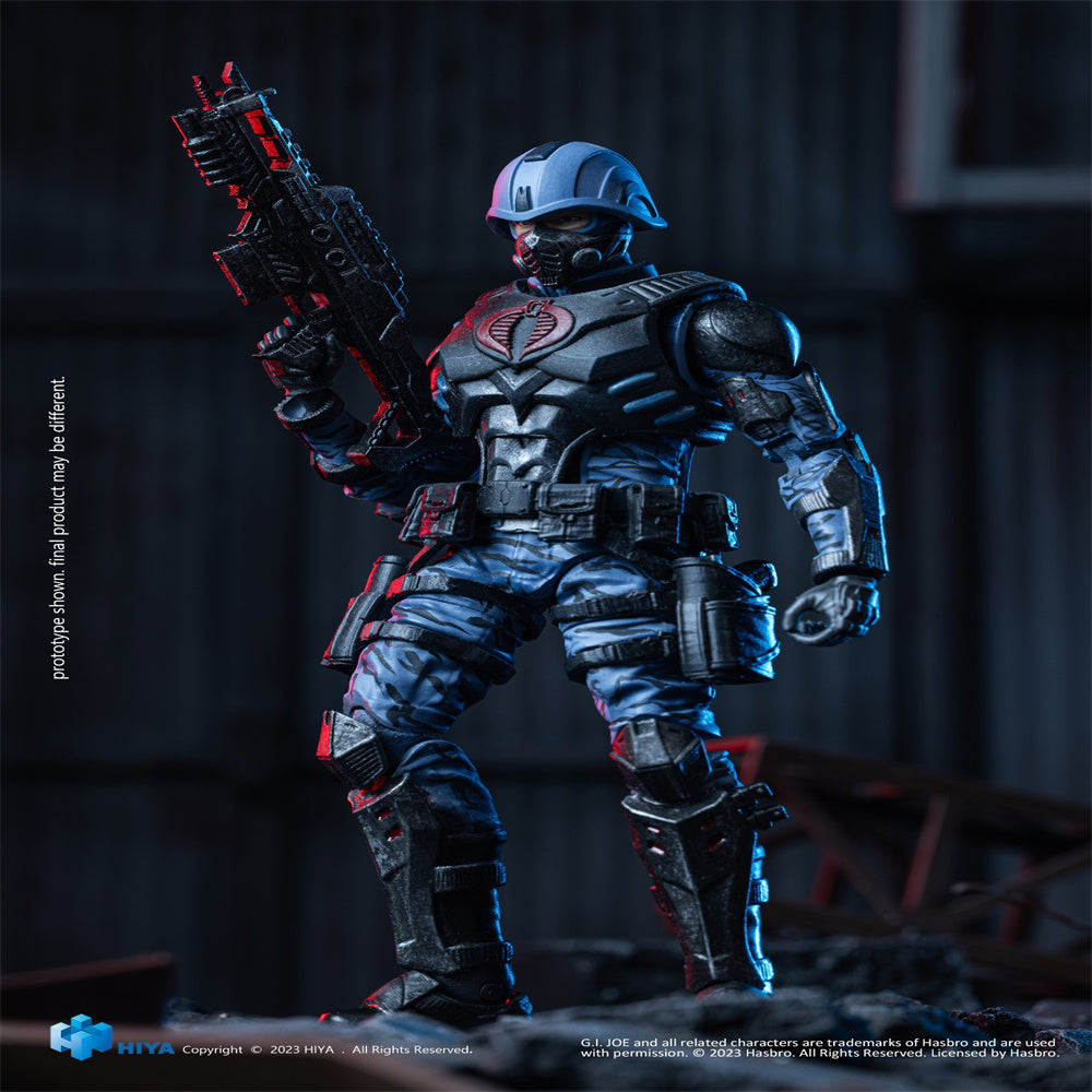 HiPlay HIYA Full Set: G.I.JOE Cobra Trooper, 1:18 Scale Miniature Action Figurine