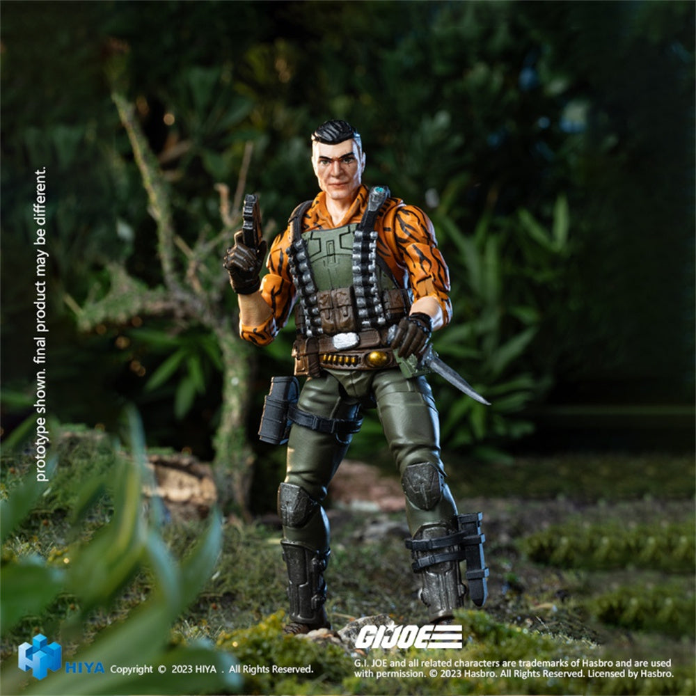 HiPlay HIYA Collectible Figure: GI Joe Special Forces: Tiger Force - Flint, 1:18 Scale Miniature Male Ation Figurine EMG0296