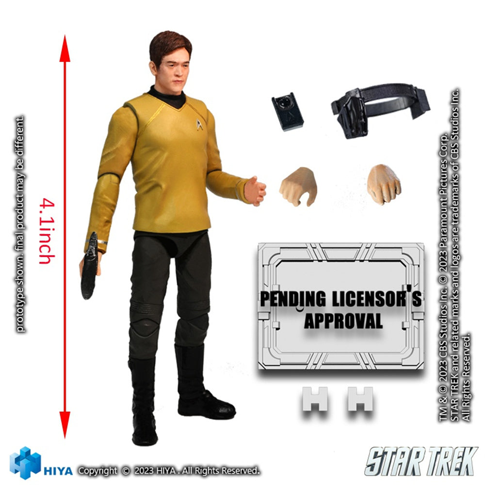 HiPlay HIYA Collectible Figure: Sulu, 1:18 Scale Miniature Male Ation Figurine EMS0259