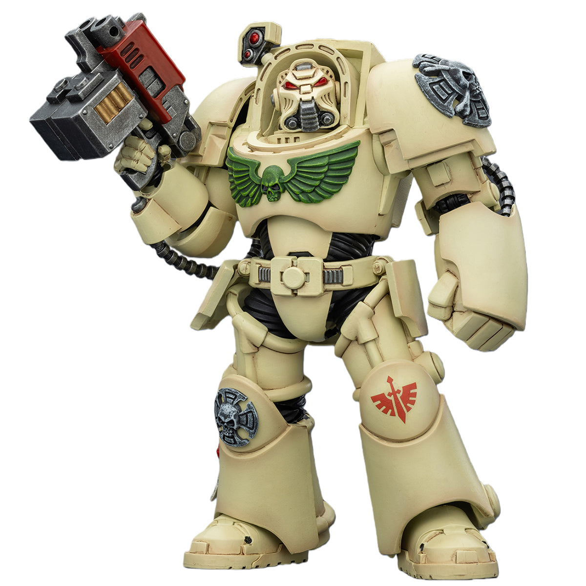 JOYTOY Warhammer 40,000 Dark Angels Deathwing Terminator with Power Fist and Assault Cannon & with Power Fist and Storm Bolter & with Power Sword and Storm Bolter Action Figure
