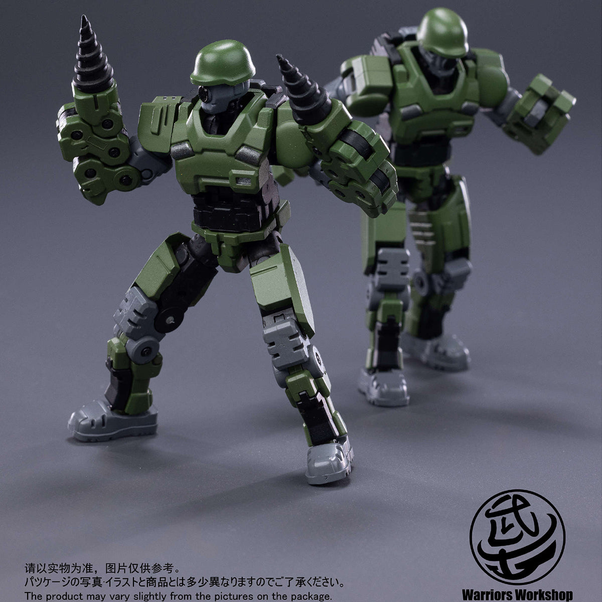 Warriors Workshop, Battlefield Mecha 2-in-1 Chai Mecha Soilder, Model Kits Assembly