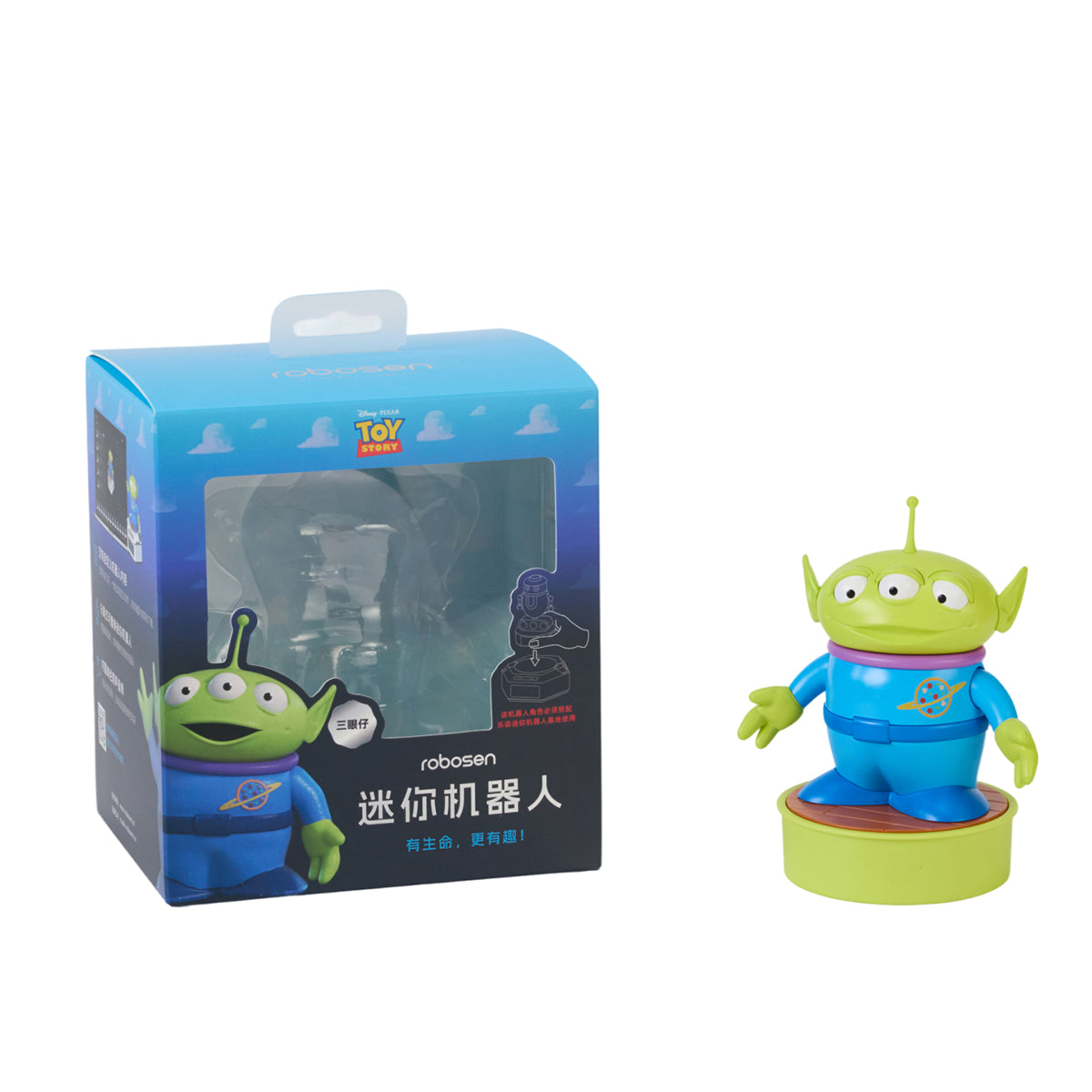 Robosen Mini Robot Toy Story Lots-o'-Huggin' Bear/REX/Buzz Lightyear/WALL·E/EVE/Alien/Woody/Jessie/Mini Base Action Figure Set
