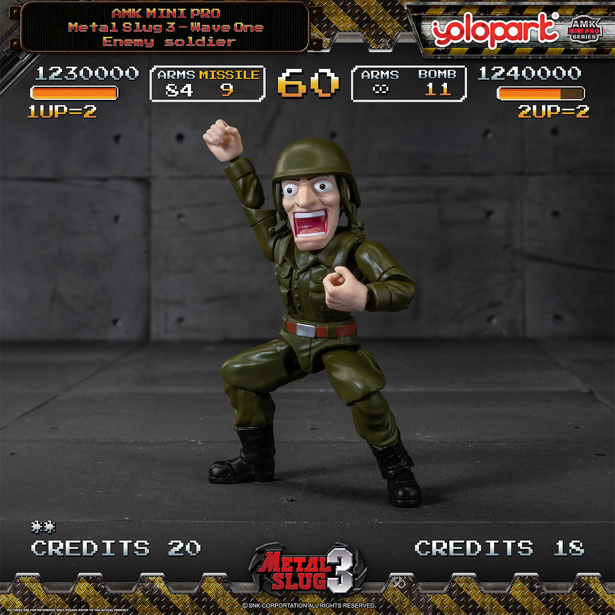 Yolopark AMK MINI Pro Metal Slug 3 Wave 1 Assembly Model Kits