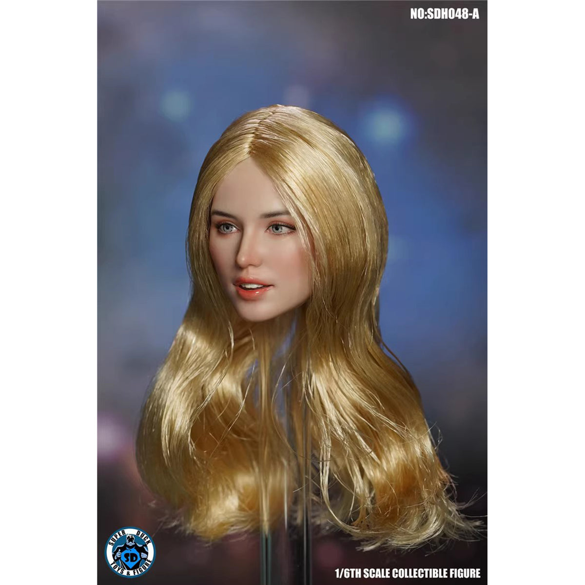 SUPER DUCK European Female Star Head Sculpt Accessory 1/6 Scale Fit Action Figure