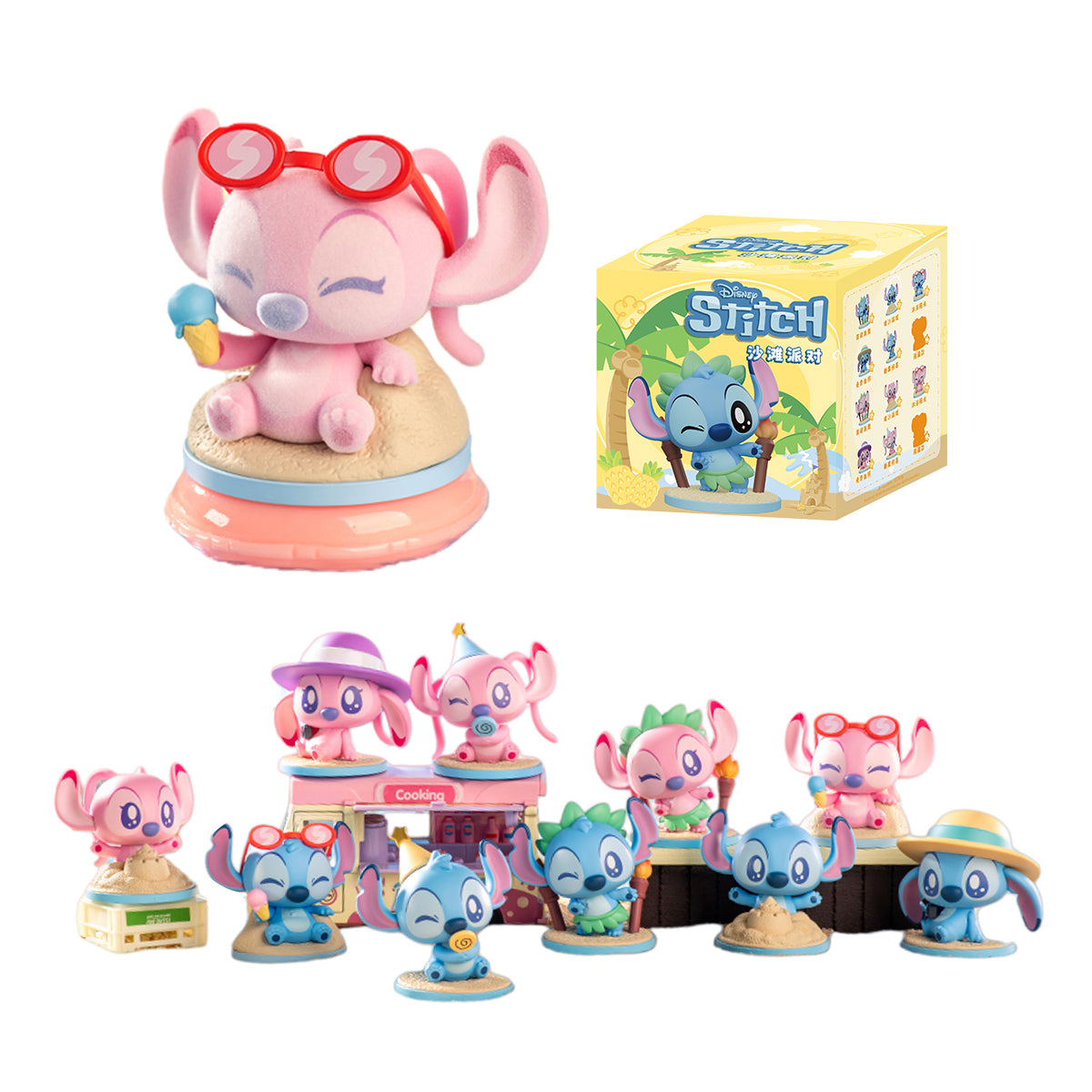 MORSTORM Disney Stitch Beach Party Series Blind Box Figure