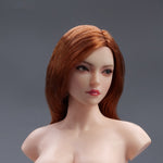 YMTOYS Action Figure Head Sculpt Accessory: Asian Female Head Sculpture - Xiao Zhao, Movable Eye, For 12-inch Miniature Figure
