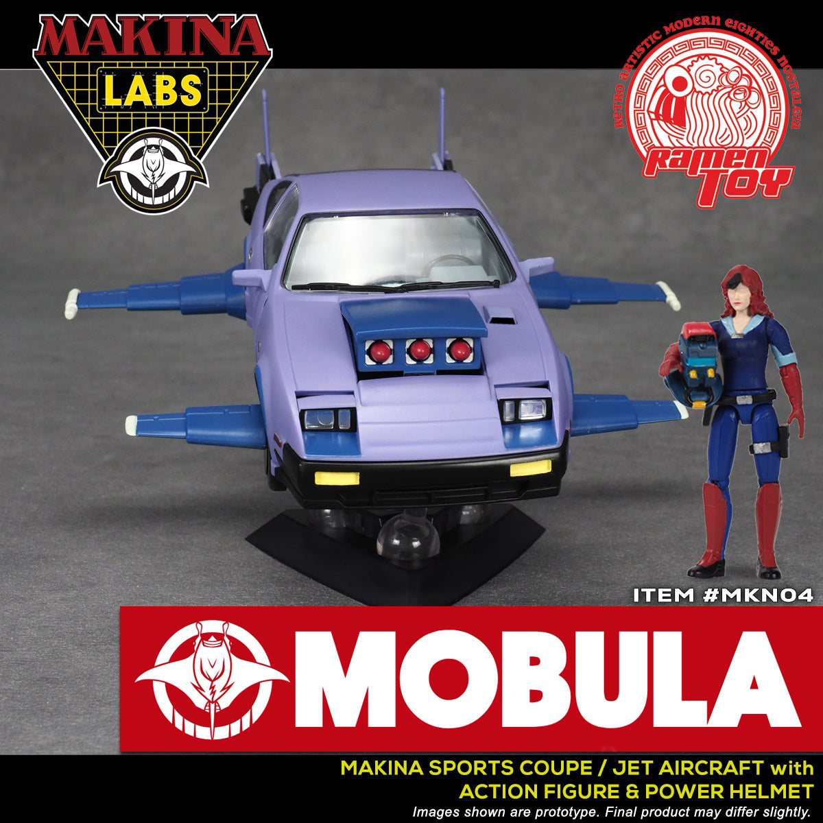 Ramen Toy MKN04 MAKINA LABS MOBULA Vehicle Model
