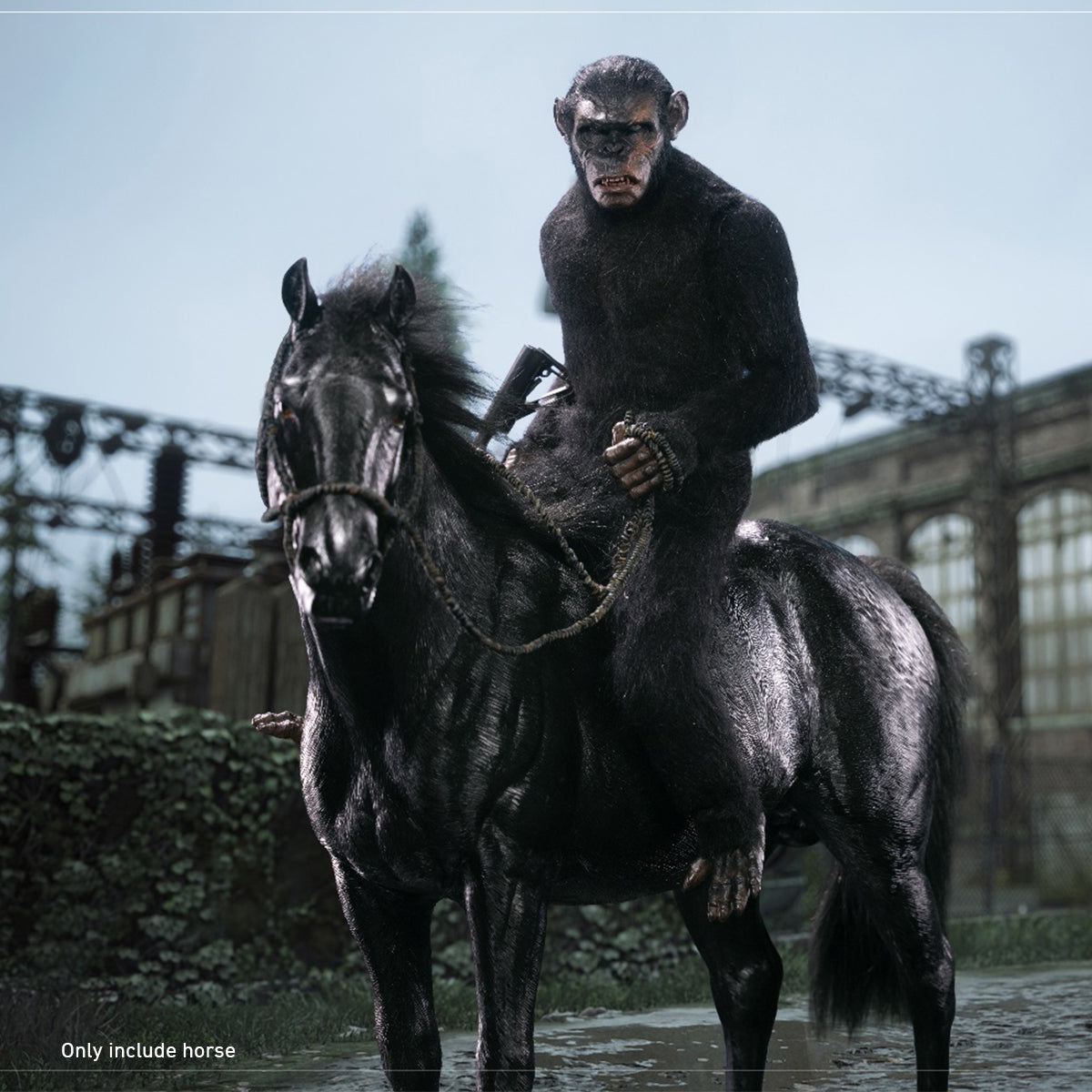 Hellcat, Ape Leader & Black Painted Horse 1/6 Scale Action Figure