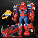 ZD Toys Avengers Transforming Vehicle | Choose Spider-Man, Black Panther, Hulk, Thor, Captain America or Iron Man