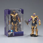 ZD Toys Collectible Figure Full Set: 4-inch Simple Articulated - Thanos, 1:20 Scale Miniature