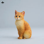 JXK JXK352 Well-behaved Sitting Cat 1/6 Scale Resin Animal Figurine